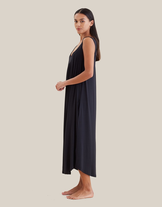 Papinelle - Kate Modal Soft Pleat Front Maxi Nightie