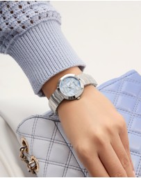 GUESS - Guess Ladies Silver Tone 30mm Analogue Watch