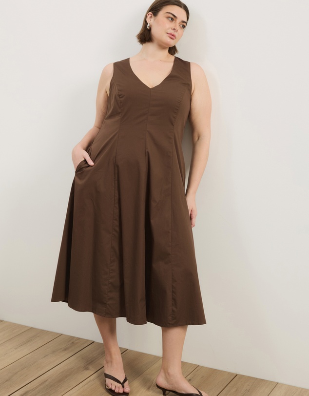 Atmos&Here Curvy - Daisy Sleeveless Midi Dress