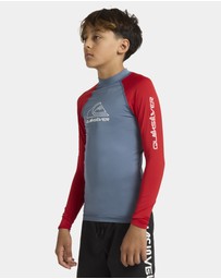 Quiksilver - Boys 8 to 16 On Tour Long Sleeve Rash Vest