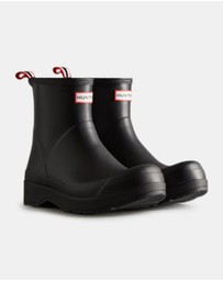 Hunter - Men's Play Short Boot Black