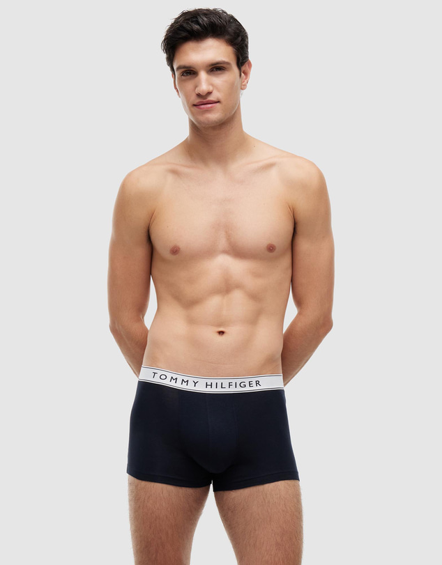 Tommy Hilfiger - 3-Pack Essential Logo Waistband Trunks
