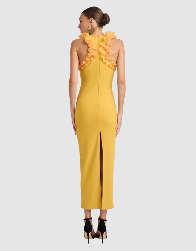 Romance by Honey and Beau - Trevia Frill Midi Dress
