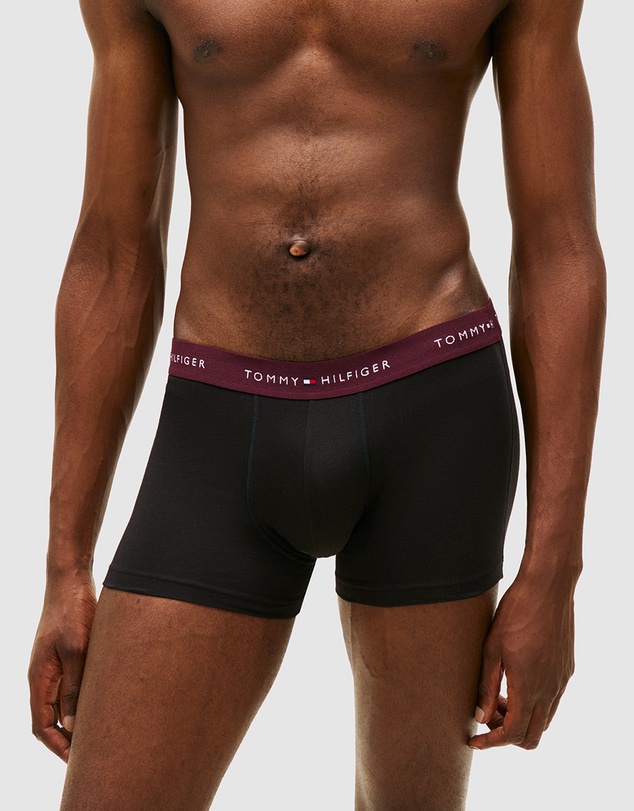 Tommy Hilfiger - 5-Pack Signature Repeat Logo Waistband Trunks