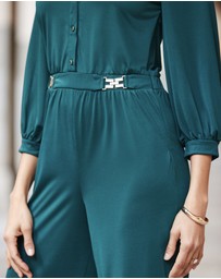 Sosandar - Slinky Pocket Detail Jumpsuit