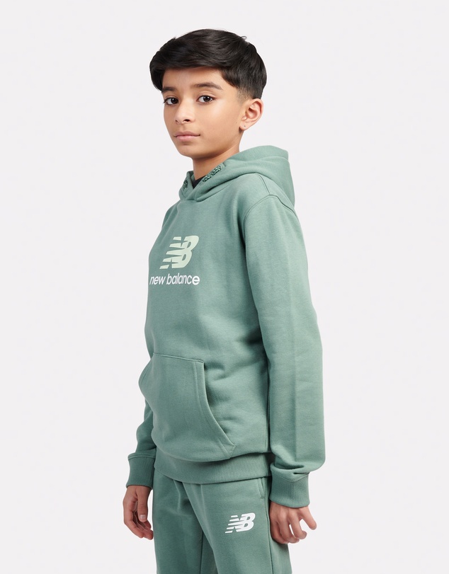 New Balance - French Terry Stacked Logo Hoodie