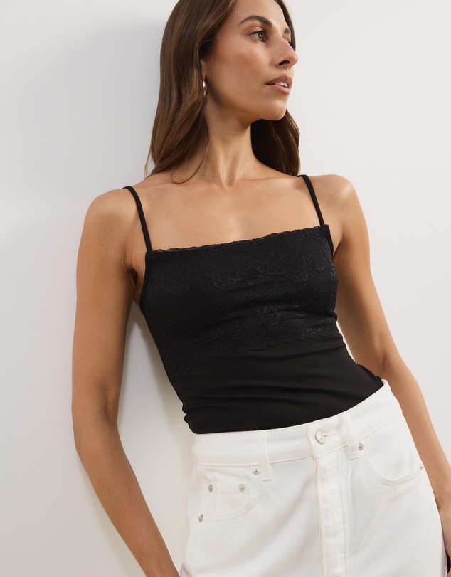 Atmos&Here - Lola Lace Jersey Cami