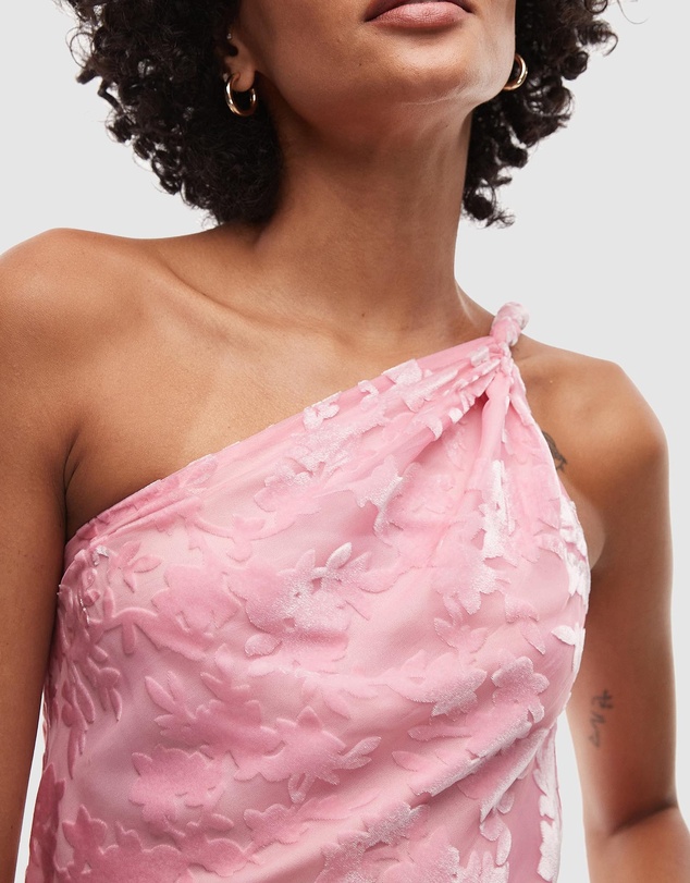 TOPSHOP - One-Shoulder Twist Sleeveless Top