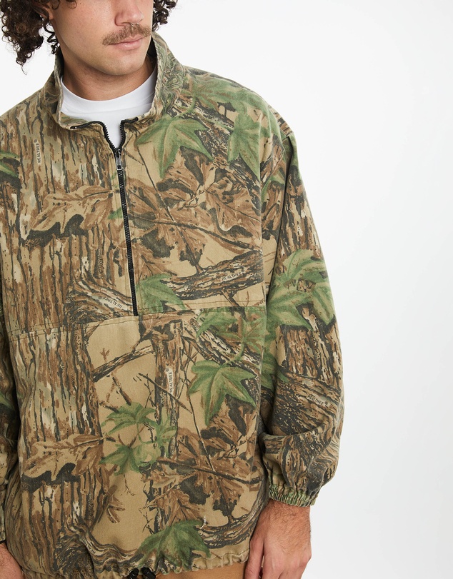 Vintage by The Real Deal - Pre Loved - Vintage Realtree Camo Quarter Zip Jacket