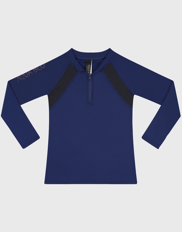 Aqua Blu Kids - Building Blocks Long Sleeve Rash Vest - Kids