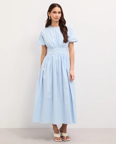 The Fated - Gallery Waisted Midi Dress