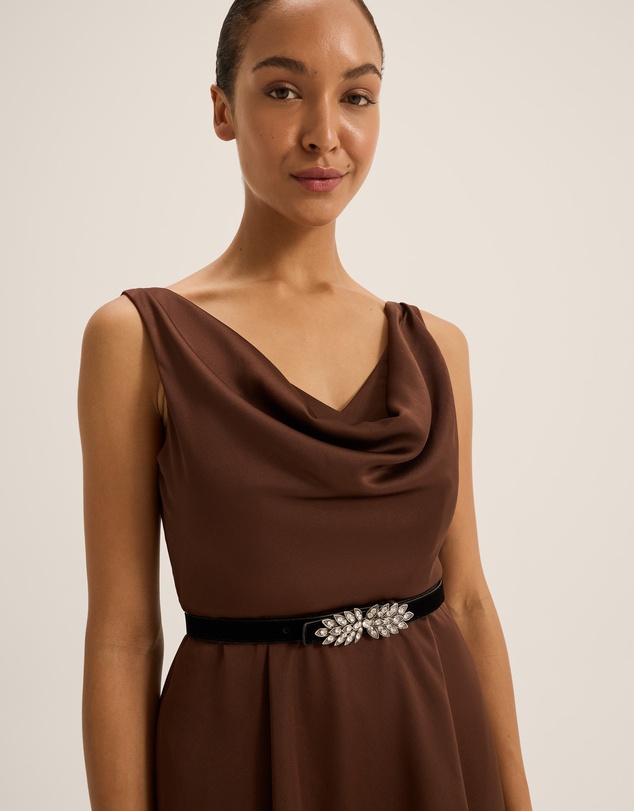 Review - Montague Cowl Neck Dress
