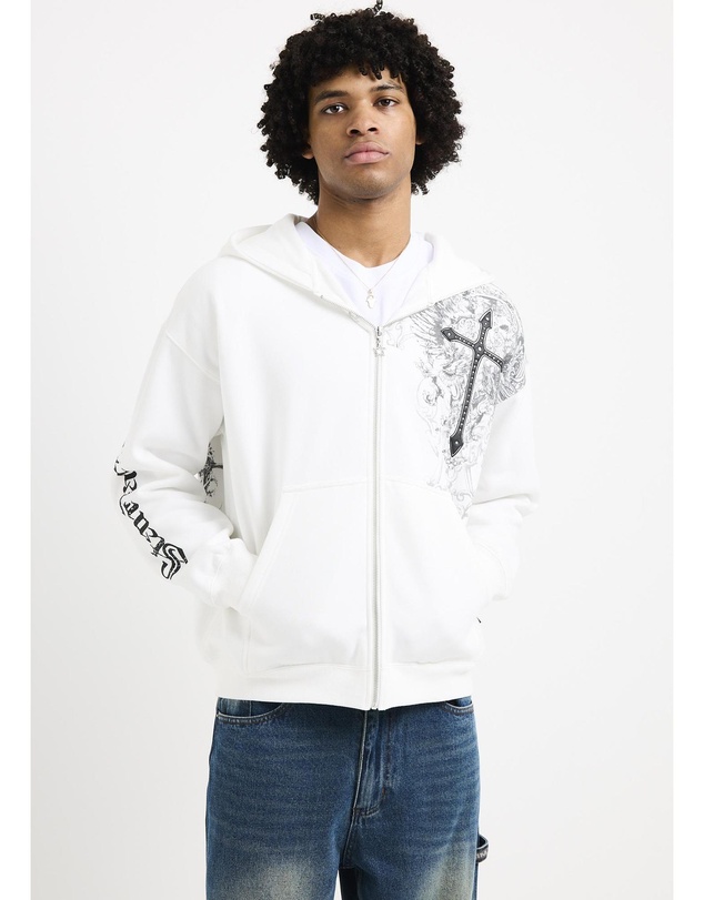 Standard - Crucifix Zip Hoodie