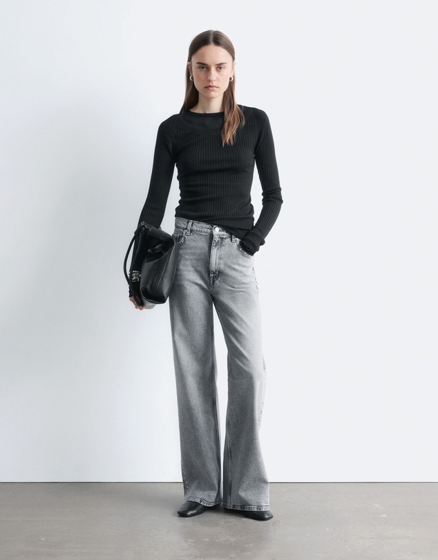 & Other Stories - Studded Wide-Leg Jeans
