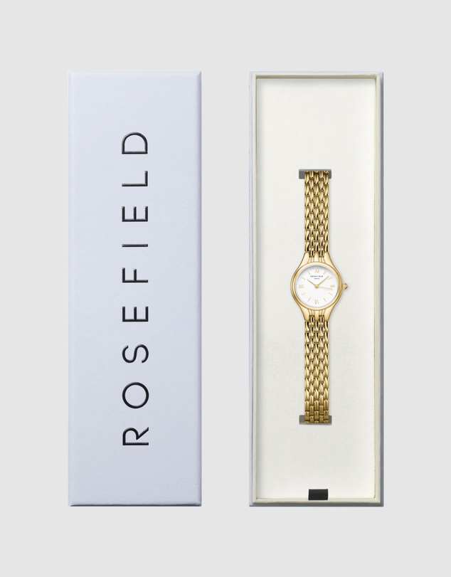 Rosefield - Muse Gold-Tone Stainless Steel Bracelet Watch