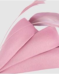 Max Alexander - Large Pink Satin Bow Racing Fascinator