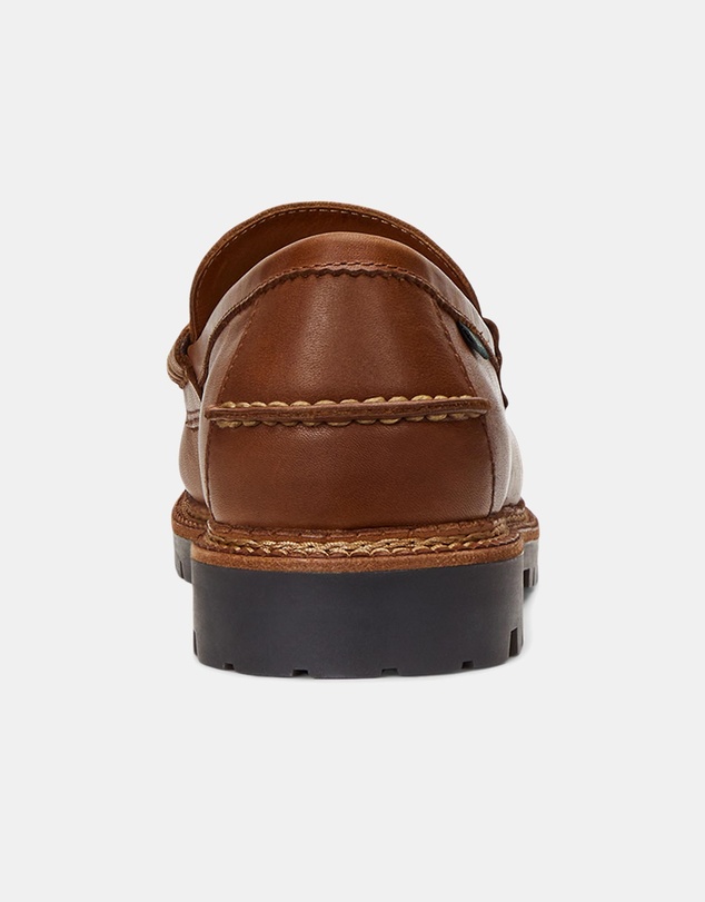 Polo Ralph Lauren - Jett Lug-Sole Leather Penny Loafers - Men's
