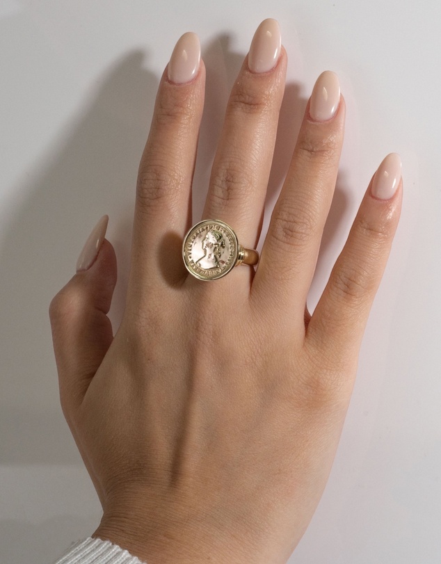 Von Treskow - Threepence Sized Coin Ring