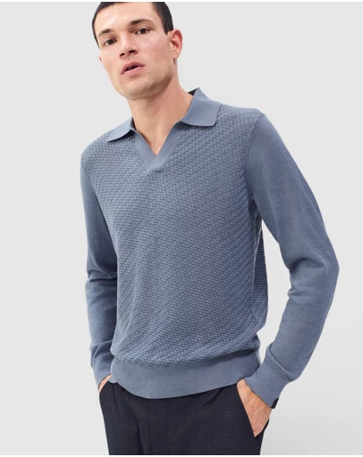 rag & bone - Charles Long Sleeve Johnny Polo