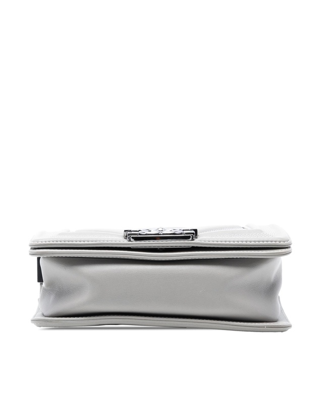 Pre-Loved by Azura Reborn - Pre-Loved Small Chevron Stitched Calfskin Boy Flap