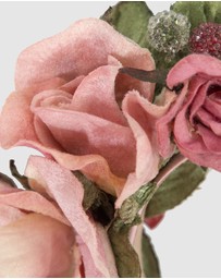 Max Alexander - Pink Vintage Flowers Fascinator Headband
