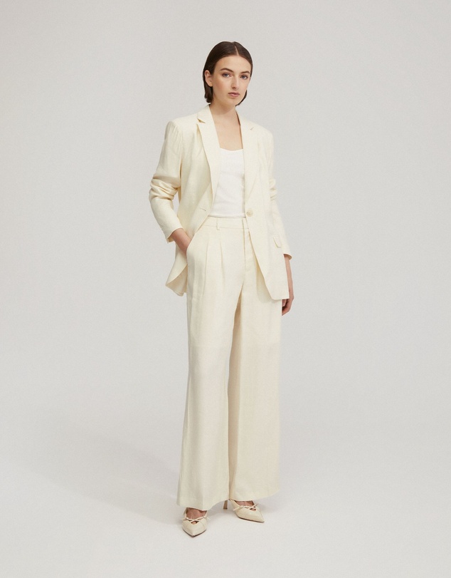 Oxford - Willow Linen Blend Oversize Blazer