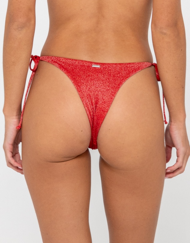 Rusty - Shimmy Side Tie Brazilian Bikini Bottom