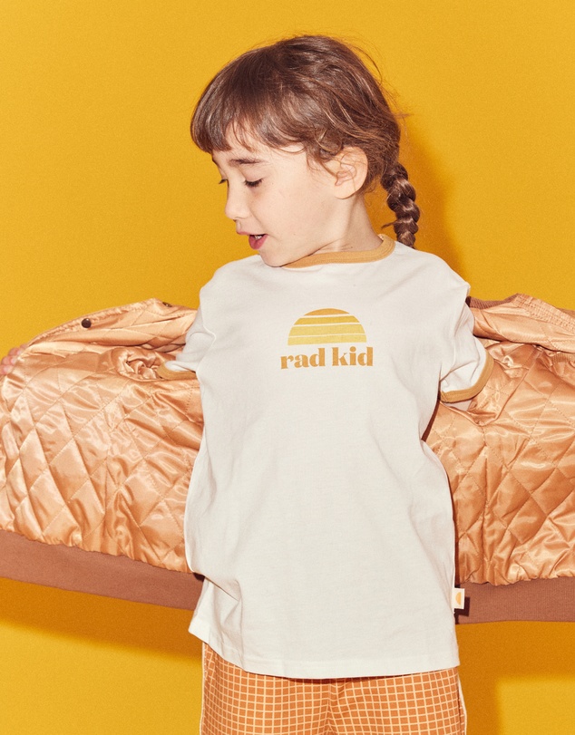 Banabae - Rad Kid Classic Ringer Organic Cotton Tee
