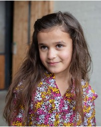 Quapi - Kae Long Sleeve Floral Dress - Kids-Teens