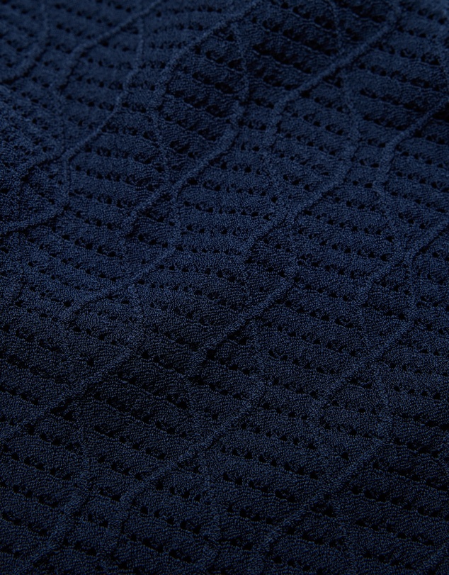 Calibre - Cable Short Sleeve Knit Shirt Royal Blue