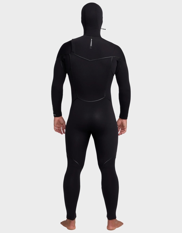 Quiksilver - Mens 5/4/3 Marathon Sessions Hooded Chest Zip Wetsuits