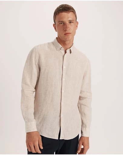 SABA - Anderson Classic Yarn Dyed Linen Shirt