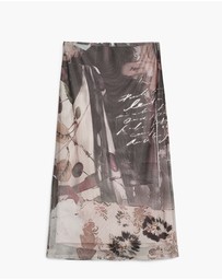Desigual - Collage tulle skirt