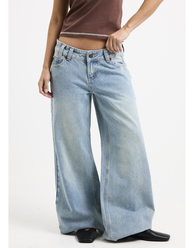 Insight - Elise Low Wide Denim Jeans