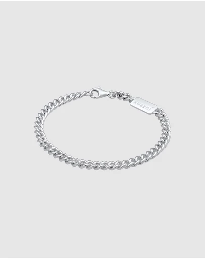Kuzzoi - ICONIC EXCLUSIVE - Classic Curb Chain Bracelet in 925 Sterling Silver