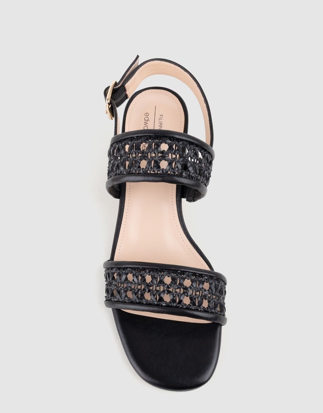 Edward Meller - SIMONE50 Two Strap Weave Sandal