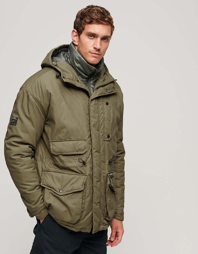 Superdry - Hooded Cotton Lined Deck Jacket
