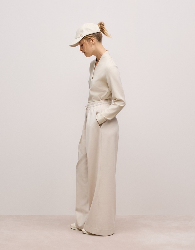 Trenery - Tarlia Wool Blend Cap in Stone Marle