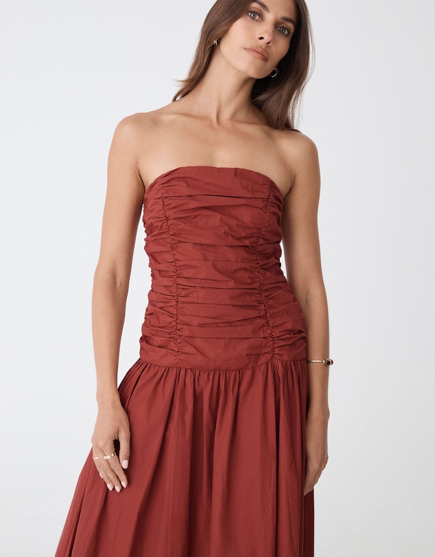 Forcast - Cathy Cotton Modal Midi Dress