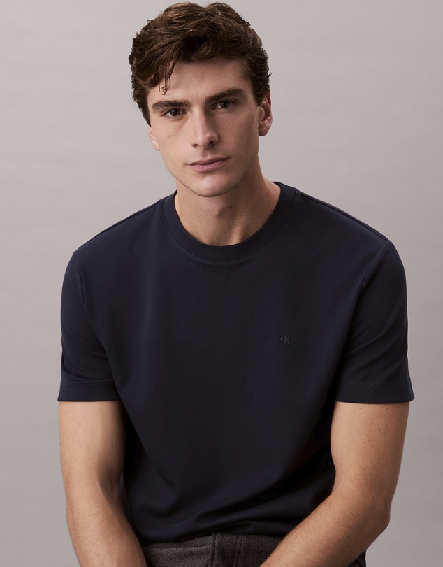Calvin Klein - Embroidered Monogram Logo T-Shirt
