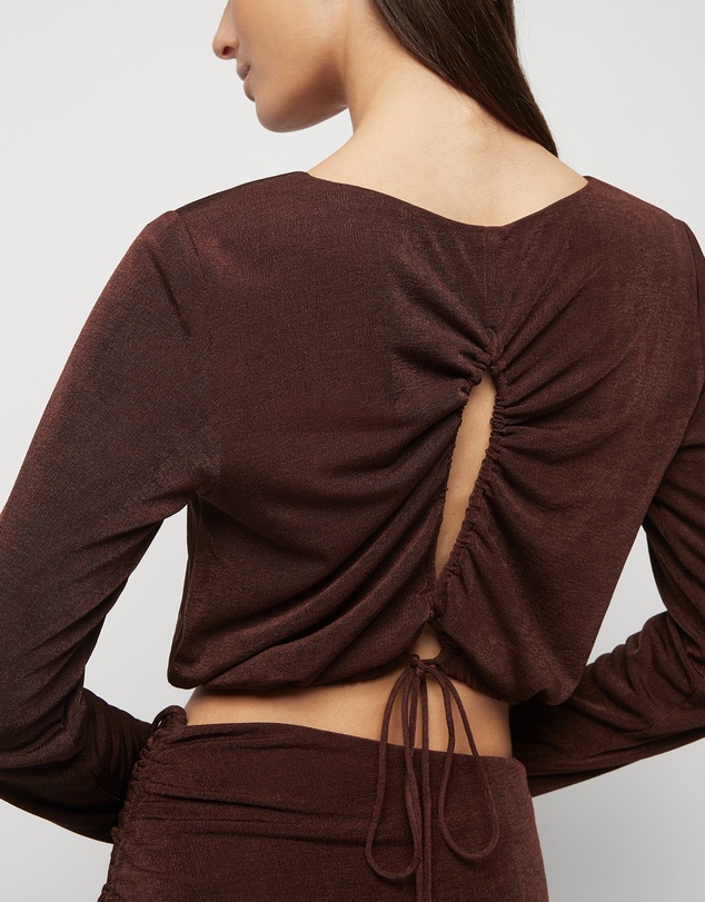 FRIEND of AUDREY - Wiltshire Jersey Tie Top