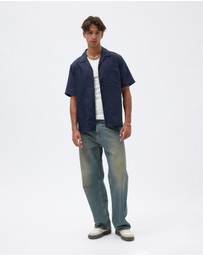 AERE - Kian Linen Camp Collar Shirt