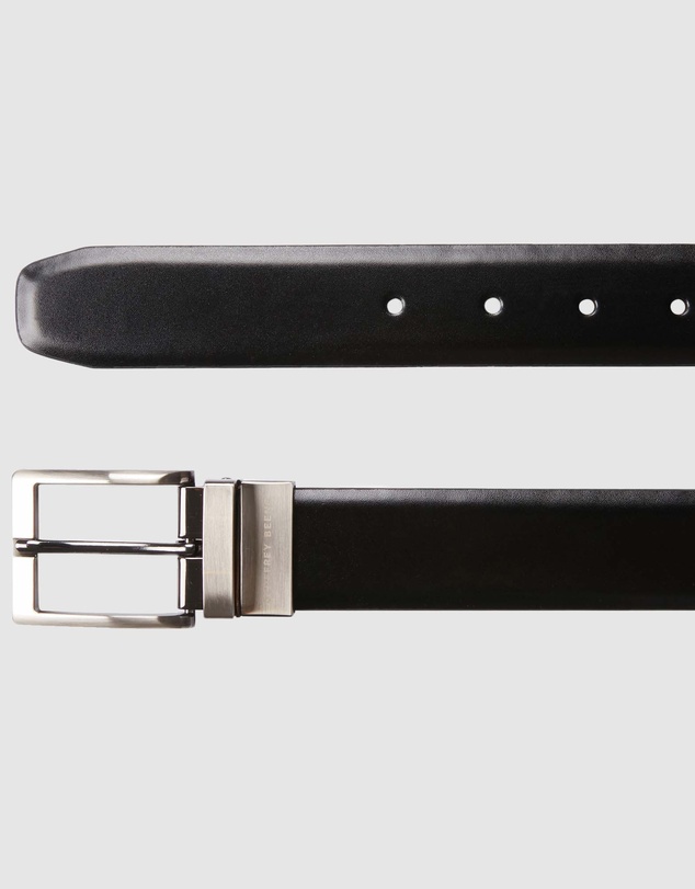 Geoffrey Beene - Reversible Brushed Buckle Belt