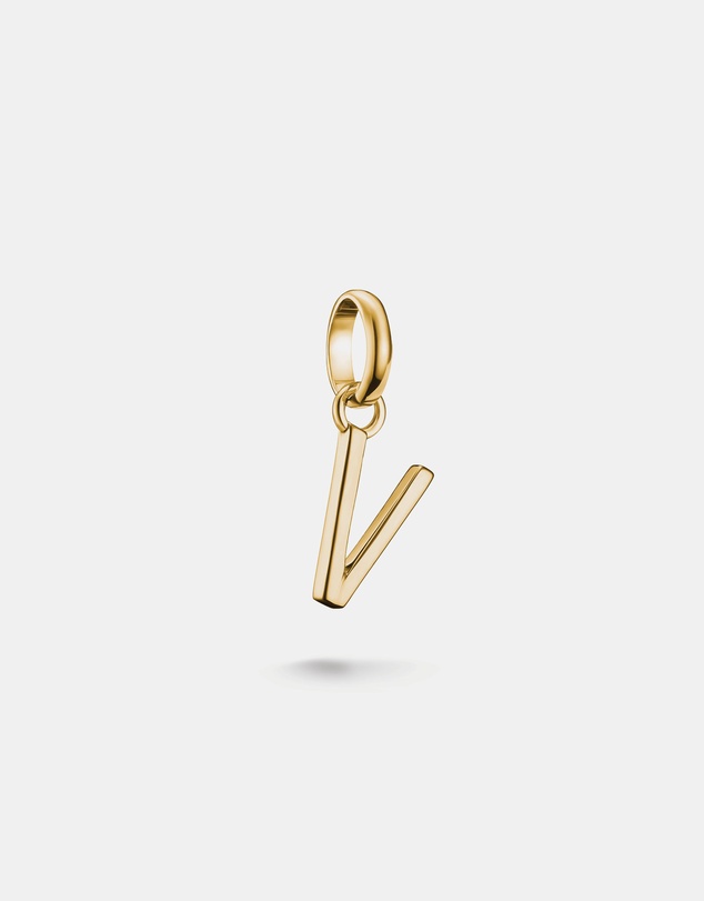 THOMAS SABO - THOMAS SABO Connect Charm letter V Gold