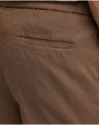 Oxford - Rufus Linen Pull On Shorts