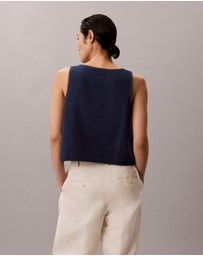 Calvin Klein Jeans - Denim Draped Tank Top