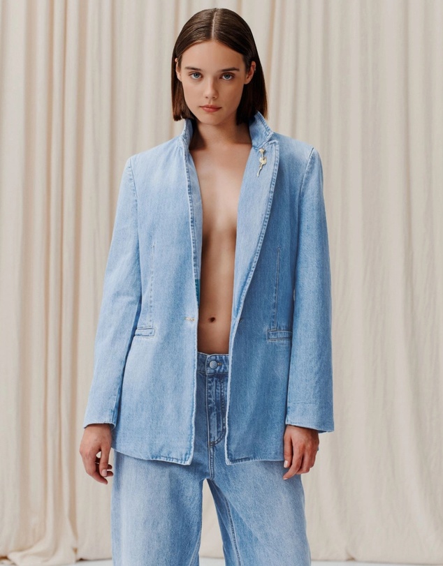 Marella - ICONIC EXCLUSIVE - Emily Ratajkowski - Denim Jacket