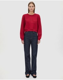 C&M CAMILLA AND MARC - Maren Crop Emb Tracksuit Top