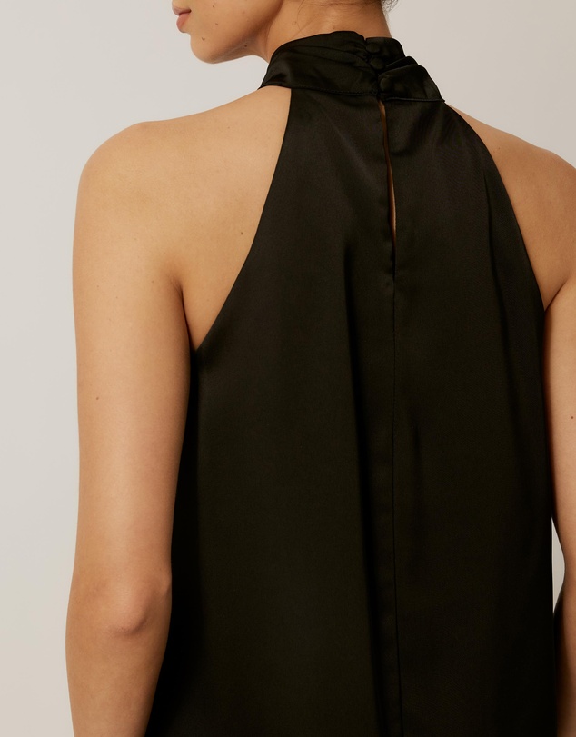 Tussah - Ruby Satin Halter Top