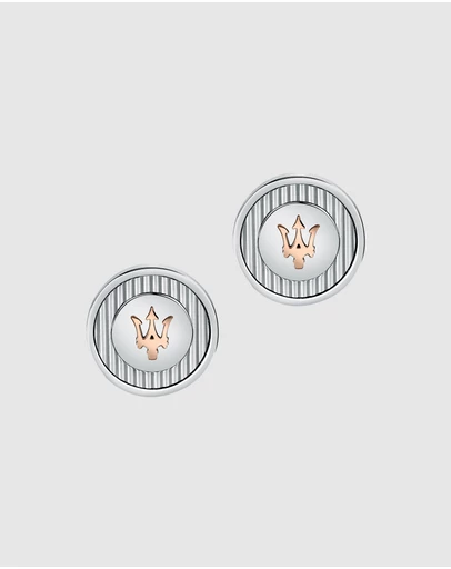 Maserati - Silver and Rose Gold Cufflinks